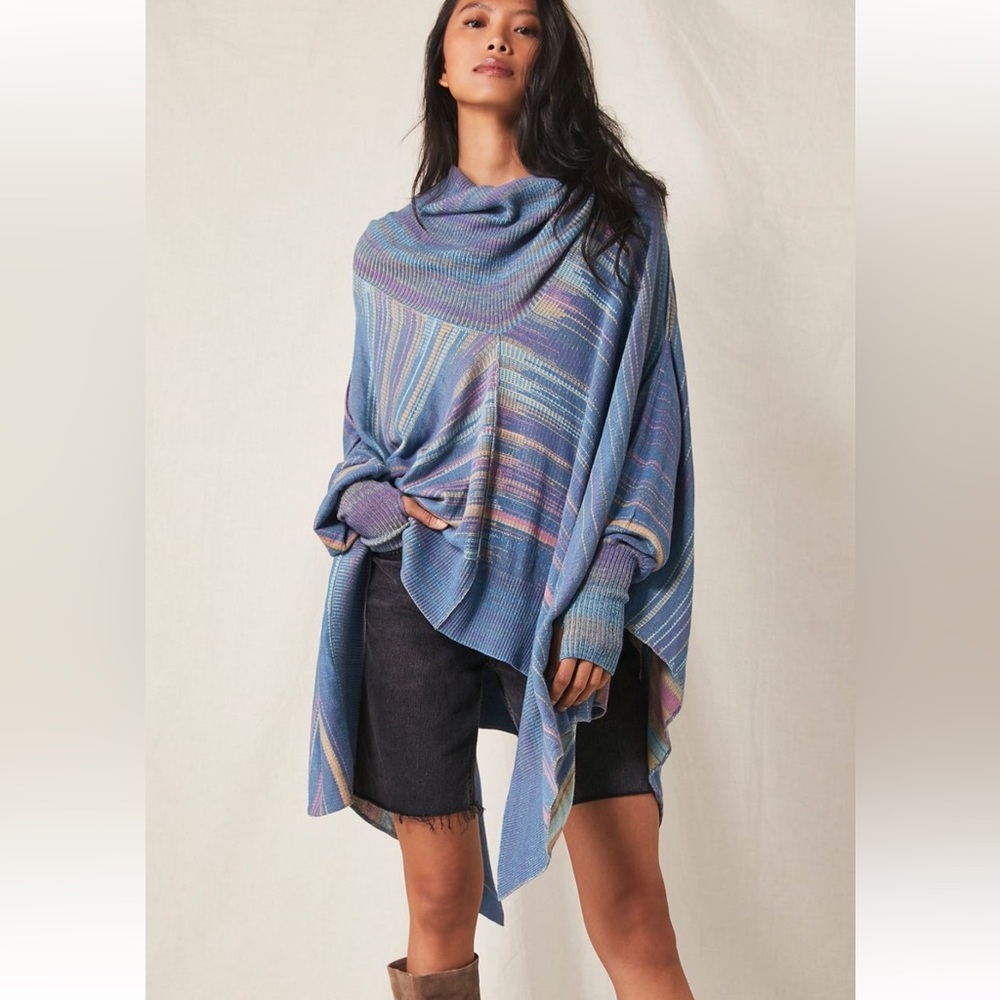 Free people- Toffe poncho tunic